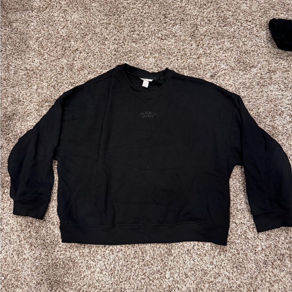 Victoria's Secret Black Crewneck Sweater